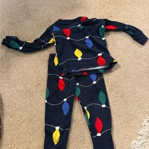Carter's Kids Pajama Set with Colorful Light Pattern